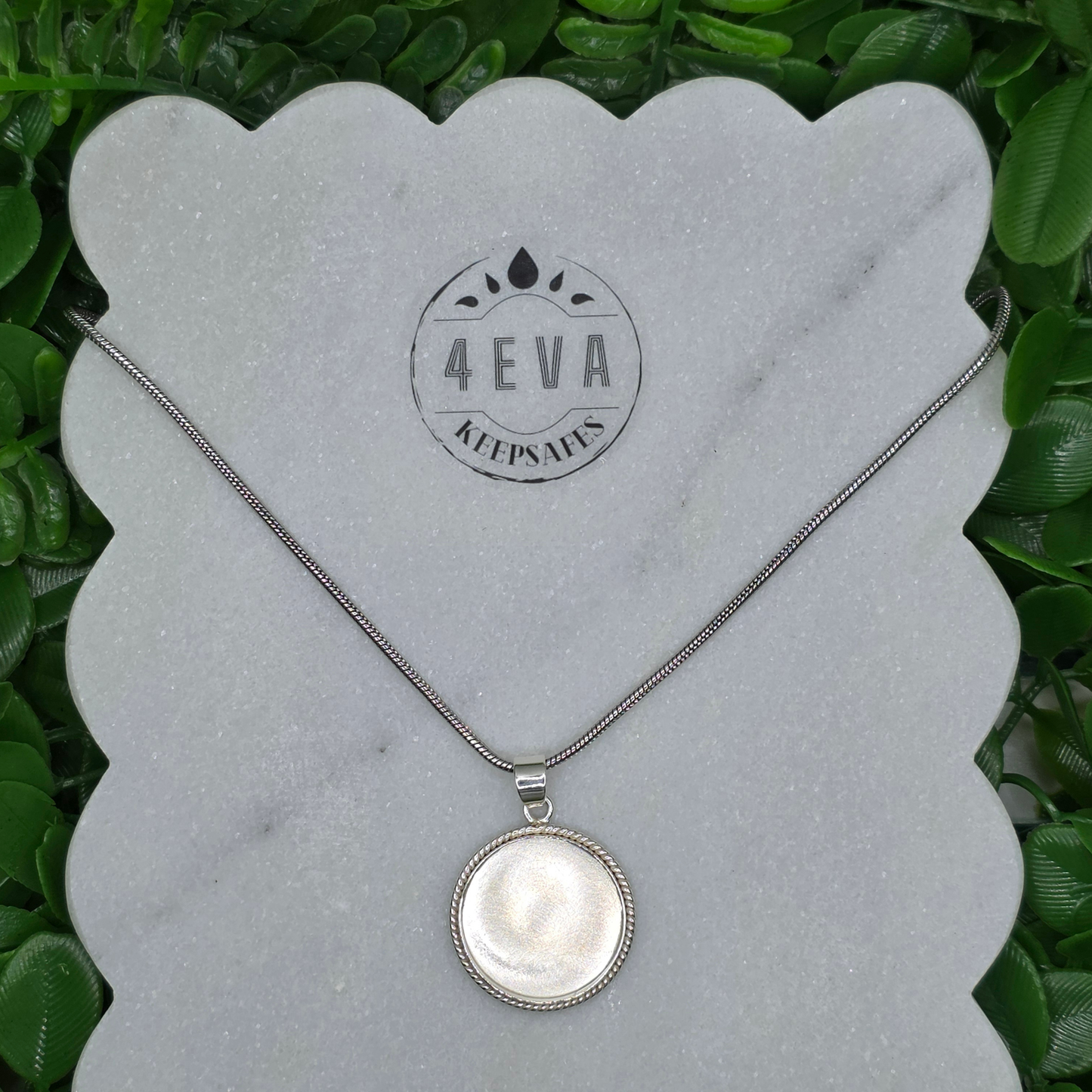 Karita - Round Rope Edge Pendant (30mm)