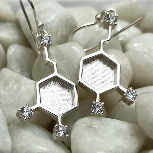 Mattie - Hexagon Shape with Zircon